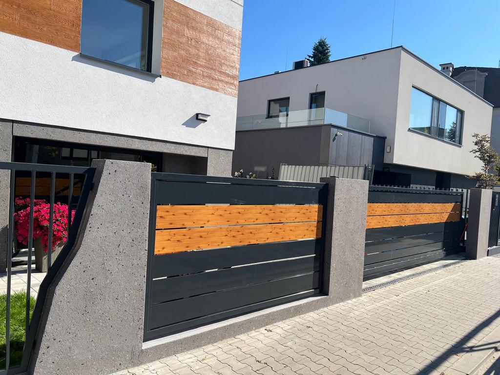 door with decorative wooden panel